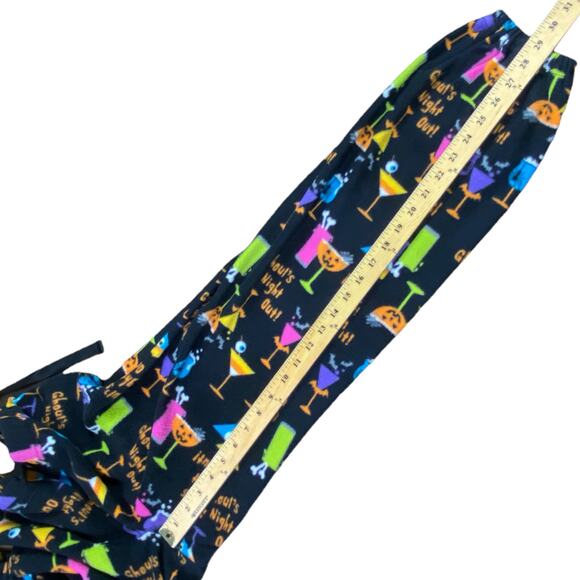 Halloween Theme Fleece Pajama Pants "Ghoul's Night Out" Juniors S/CH (4-6) - Picture 10 of 12